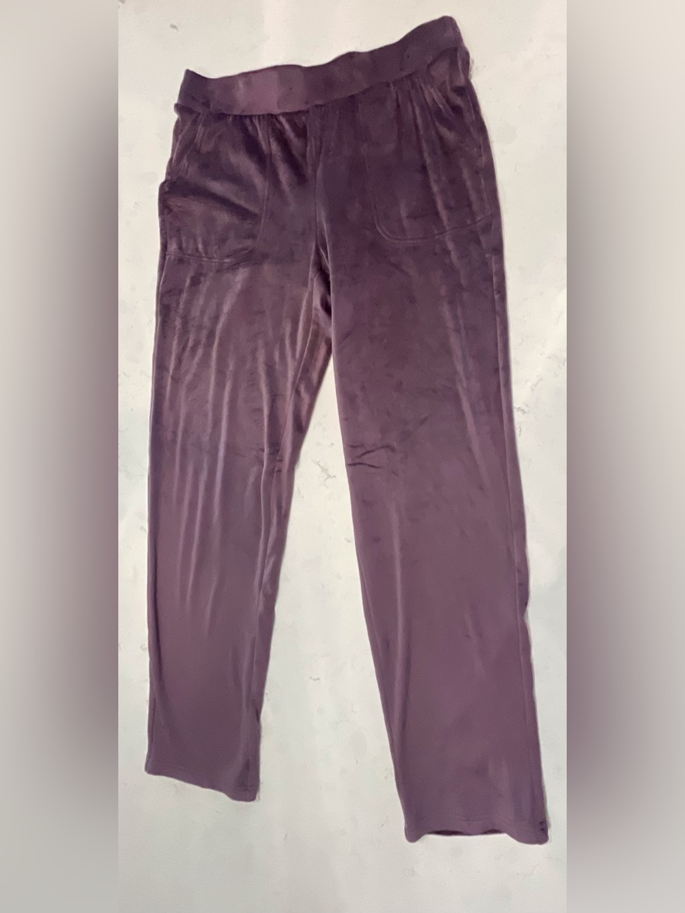 Ladies Croft & Barrow velour pants